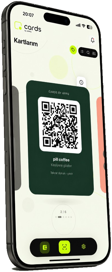 cards by APPQ mobil uygulaması